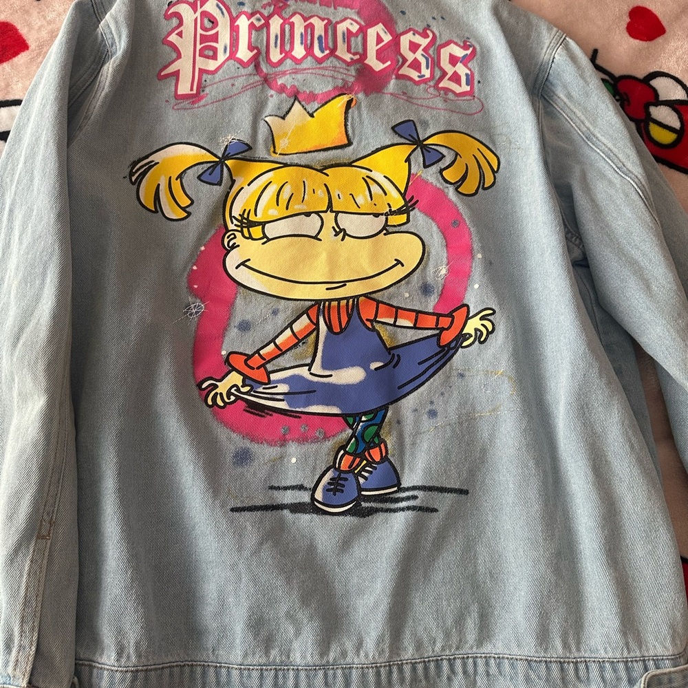 Nickelodeon Light Blue Princess Jean Jacket